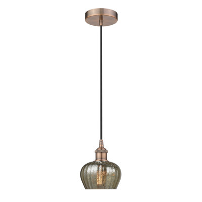 Mini luminaire suspendu Patrina - cuivre antique
