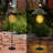 Tall Solar Powered Outdoor Barrel Lantern