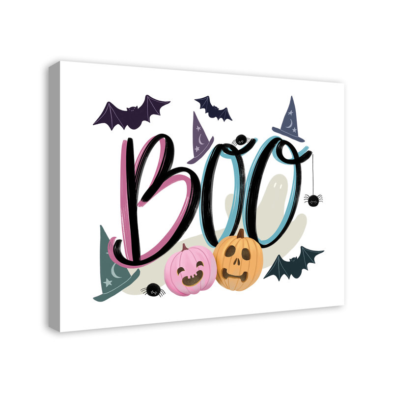 Boo, reproduction d'icônes sur toile, H 24 po x l 30 po x P 1,25 po