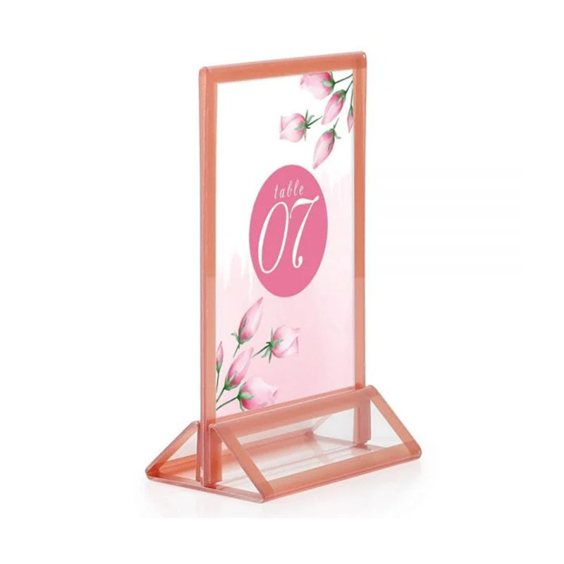 Porte-affiche en forme de T double face