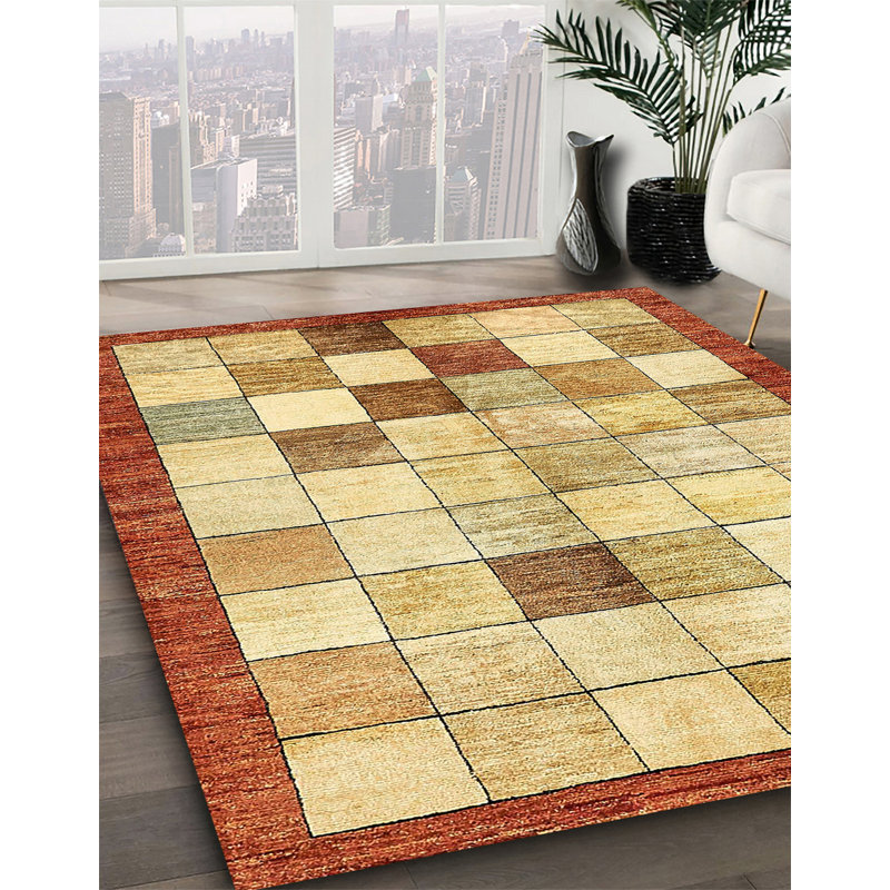 Tapis abstrait moderne 391, Rectangle 7 pi x 10 pi