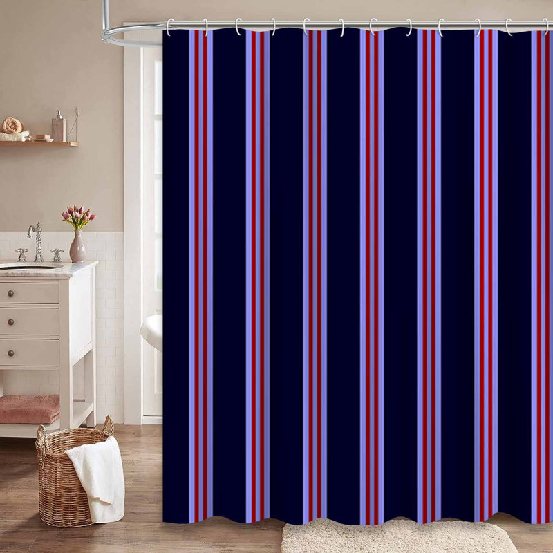 Rideau de douche Stripe, L 72 po x l 84 po