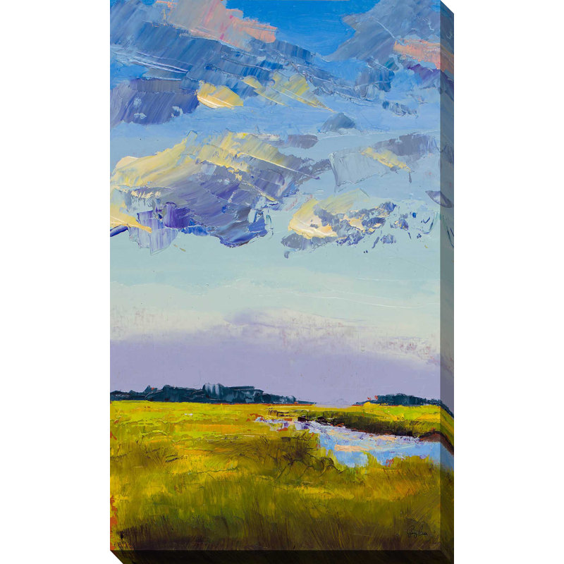 River Streams - Reproduction d'art sur toile tendue, H 40 po x l 18 po x P 1 po