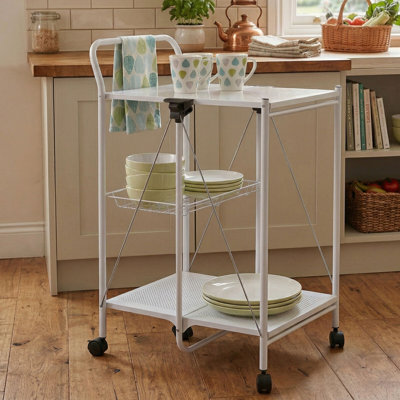56 cm W Kitchen Cart with Wheels
