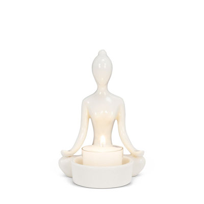 Porte-bougie Yoga Hands Down Tealite