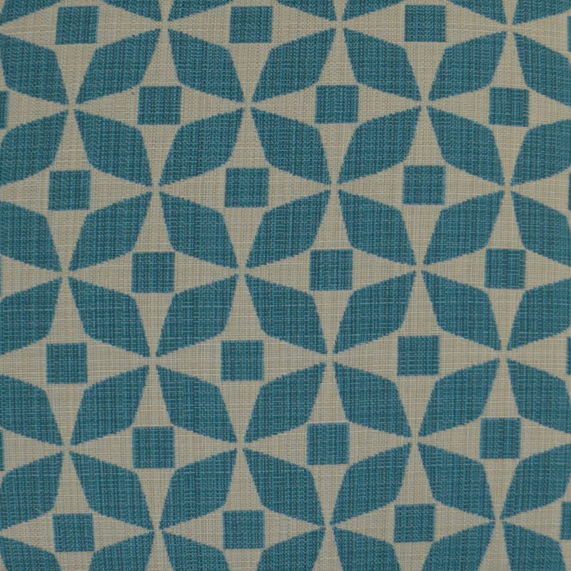 Marquee Geometric Sunbrella® Outdoor Reversible Throw Pillow, Turquoise