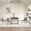 Chaises de salle à manger en cuir, chaises de cuisine en similicuir de style Mid-Century-9896388-9896393