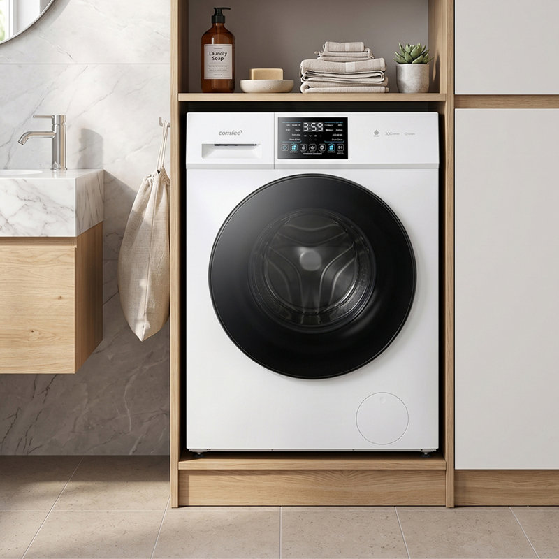 COMFEE Freestanding Energy Efficient Large Capacity Front Load Laundry Washer