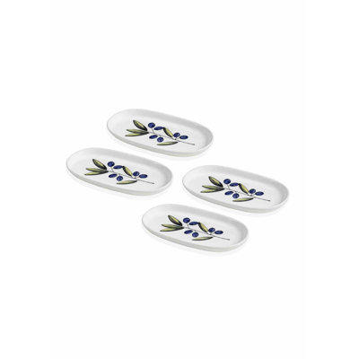 Elegant Service Plate Set (4 Pieces), 8.3 x 8.3 inches, 100% Ceramic | Dishwasher Safe, Perfect for Entertaining & Everyday Use | Durable & Stylish Dinnerware for Home & Special Occasions