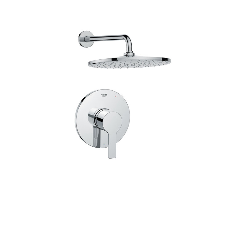Lineare™ Shower Faucet with Rough-in Valve, Grohe Chrome