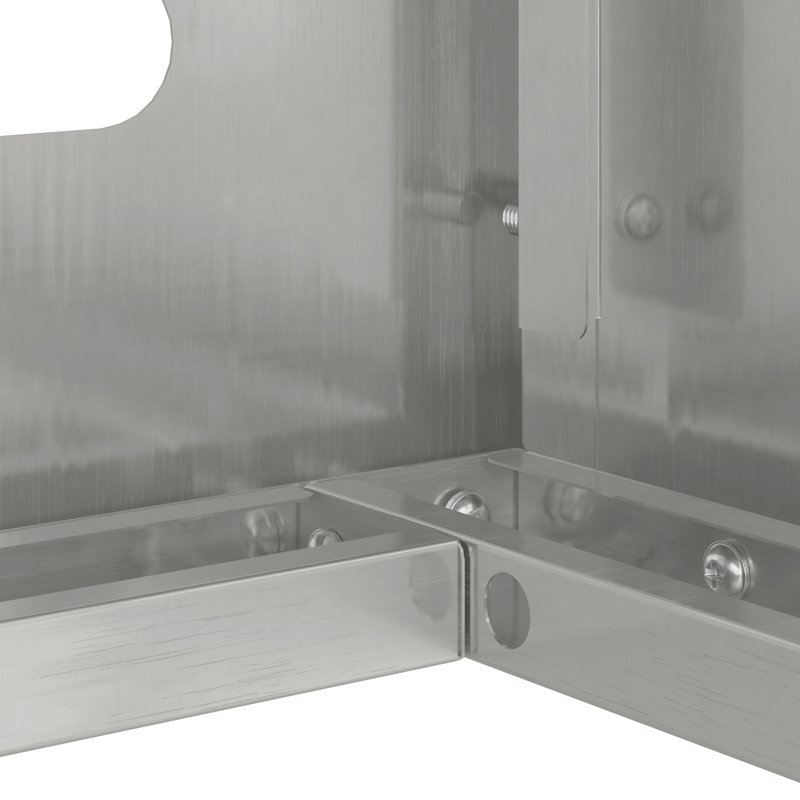 Galvanised Steel Breathable Design, 80cm H x 110cm W x 50cm D