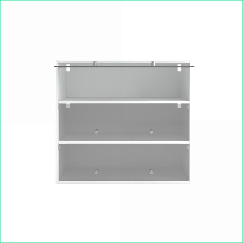 Cabinets: Off-White Shoe Storage Cabinet with RGB LED Lights, Sliding Glass Doors | 31.3”W x14.8”D x28.4”H | Minimalist | Bedroom