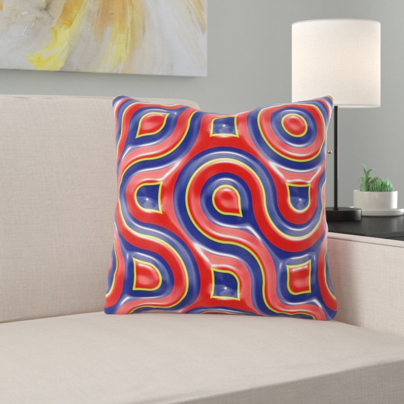 Pattern Throw Pillow, Indoor