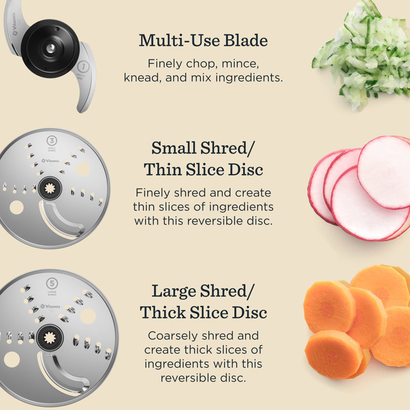 Vitamix® 12-Cup Food Processor Attachment for Ascent Series