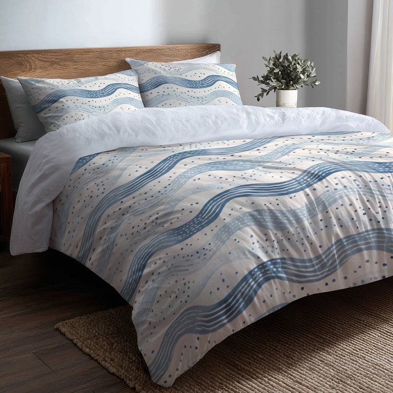 Ensemble de literie 6 pièces Dots, King Comforter + 3 Additional Pieces