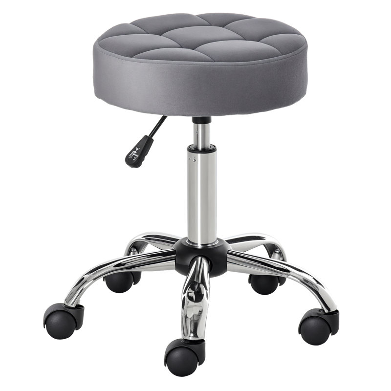 Tabouret pivotant à hauteur réglable, Gris