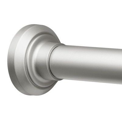 Stainless Steel Shower Curtain Rod 30-76 Inch, 1 Inch Diameter Adjustable Spring Tension Rods No Drill, Rustproof, Non Slip