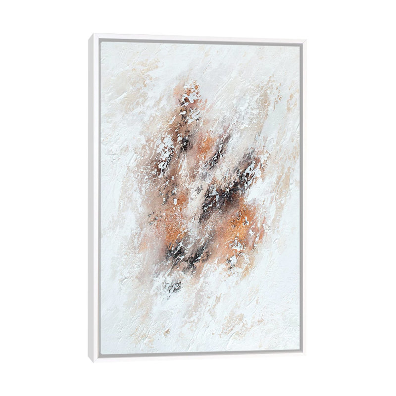 Snow Storm - Print on Canvas, White Framed, 66.04 cm H x 45.72 cm W