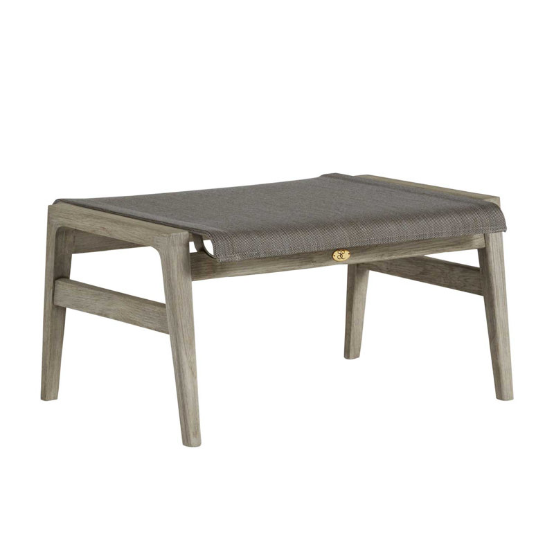 Coast Patio Ottoman, Oyster Teak