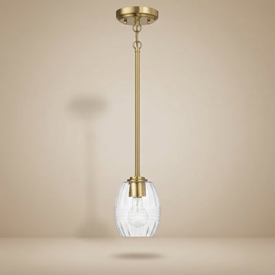 Lampe suspendue Tessa (abat-jour en rotin, métal noir)