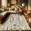 Machine Printed 152cm X 76cm Area Rug