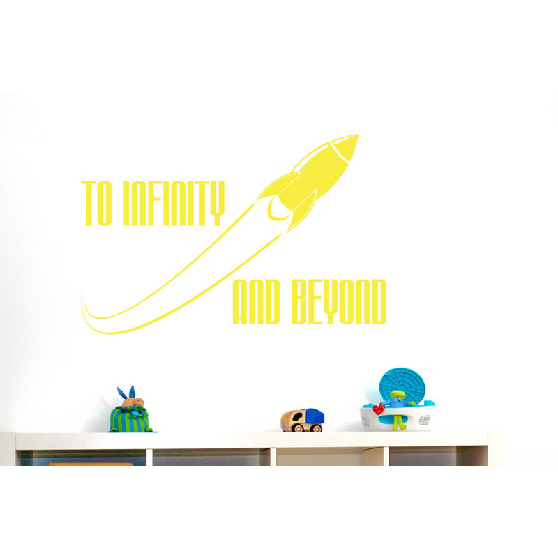 Wall Decal, Bright Yellow, Large