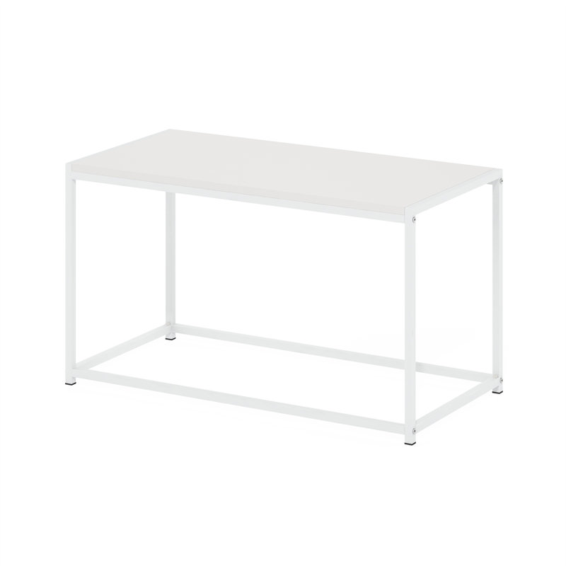 Table basse Glenva, Blanc, Blanc