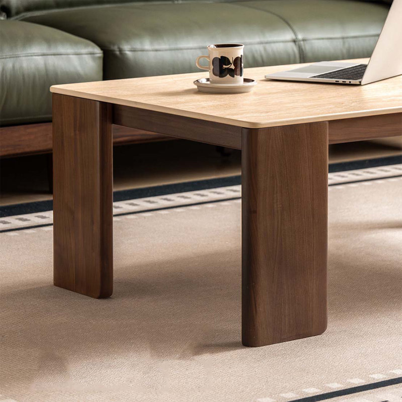Retro Rectangular Rockboard Coffee Table