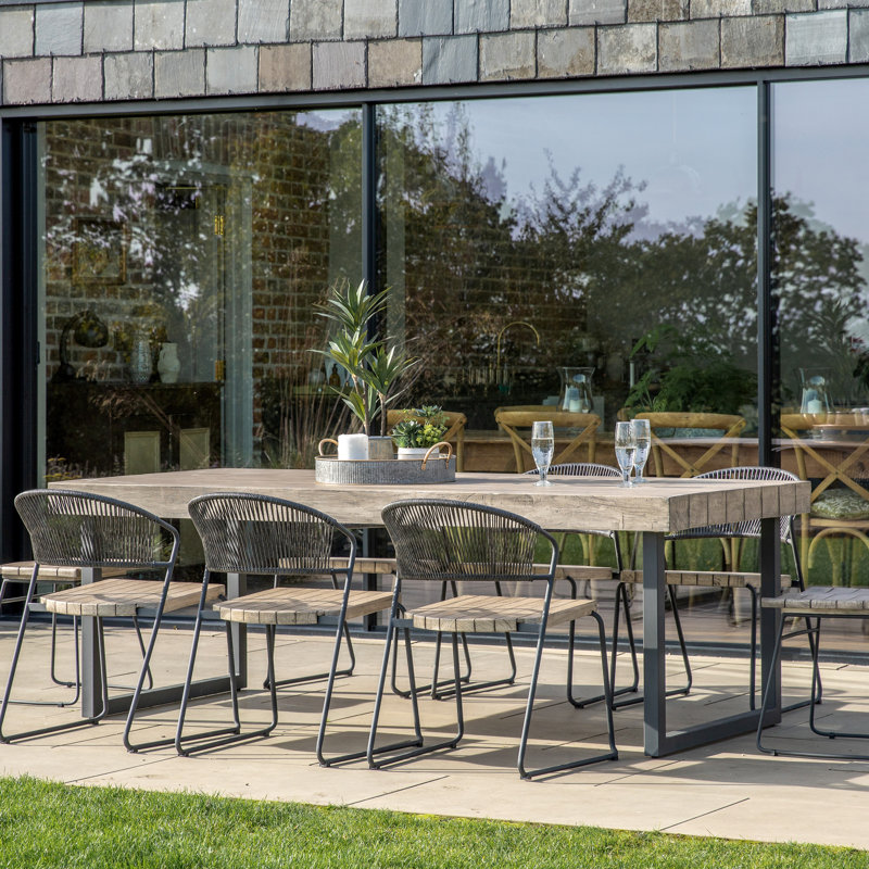 Goodfield Rectangular Outdoor Dining Table , 235cm cm W 24cm cm D