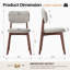 57 cm H Upholstered Fabric and Foam Padding Dining Chair-1352606532