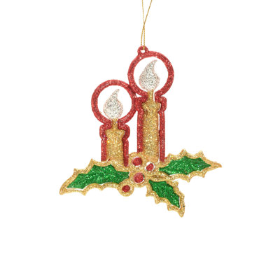 5.25'' Solid Colour Holiday Shaped Ornament