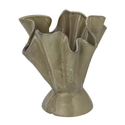 Hopewell 11.25'' Handmade Stoneware Table Vase
