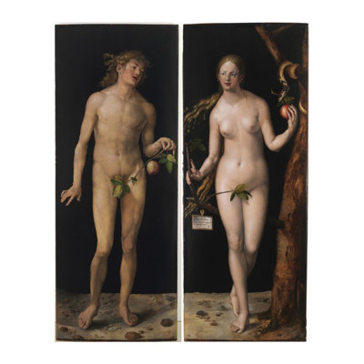 «Adam and Eve» par Albrecht Dürer - Estampe numérique