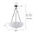 4-light Dimmable Empire Chandelier-117586378