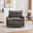 Mid Century Modern Swivel Barrel Chair-1012269405