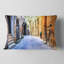 Coussin de l’ancien coussin lombaire italien cityscape street street