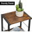 25.6'' H x 15'' W Printer Stand with Wheels