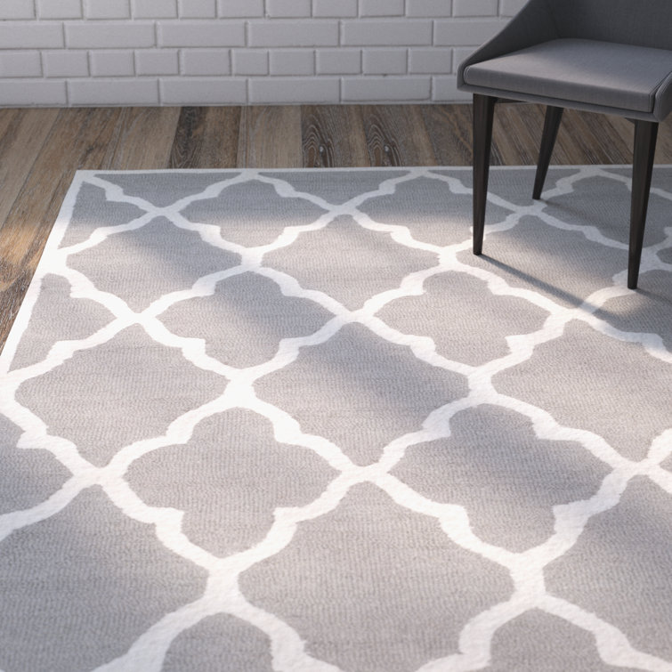Cannen Hand Tufted Wool Geometric Rug