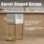 Tabouret de bar moderne, tabourets de bar à hauteur de comptoir, cuir de polyuréthane noir avec pieds en métal doré-875721303-875721302-875721301