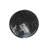 Kitel Black Round Marble Topped Side Table