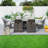 Ameche 6 - Person Square Outdoor Dining Set With Cushions