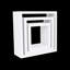 Jakeara 3 Piece Square Floating Shelf-1092164112