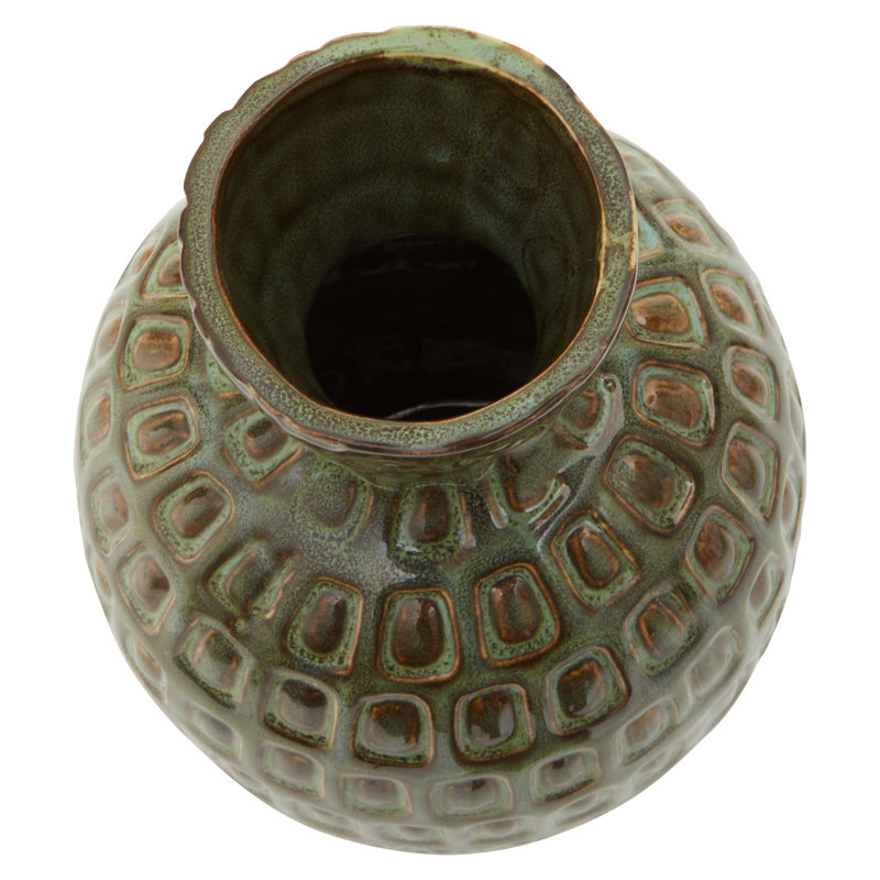 Yana Stoneware Table Vase, 22cm H x 15cm W x 15cm D