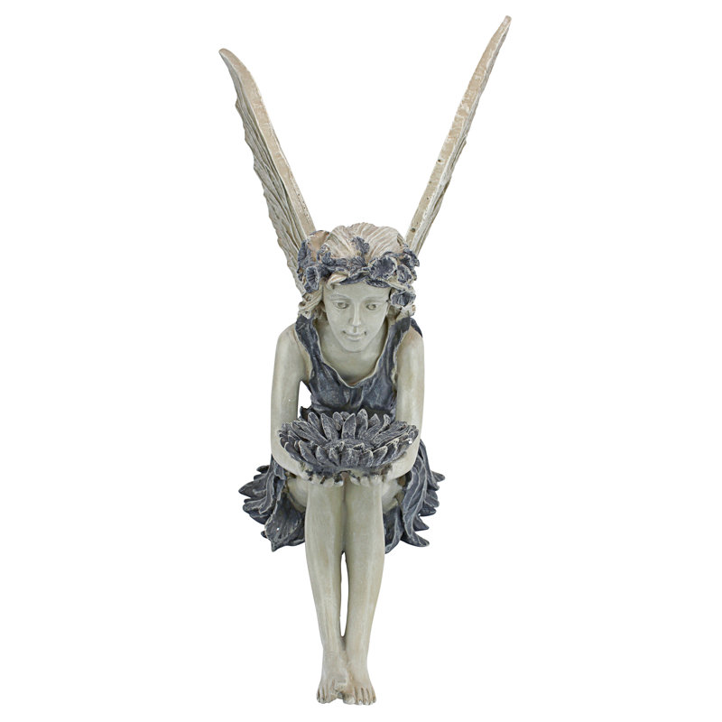 The Flower Fairy Fantasy & Sci-Fi Weather Resistant Polyresin Garden Statue