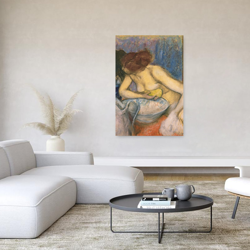 Les Toilettes, 1897, estampe d'art mural abstrait impressionniste contemporain, H 60 po x l 40 po