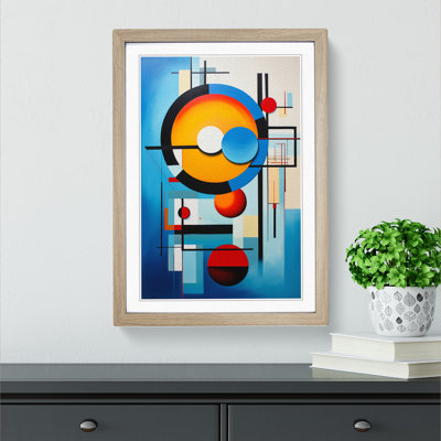 Bauhaus Abstract Art - Framed Print