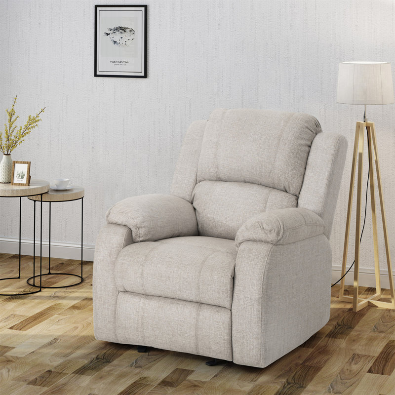 Fauteuil inclinable manuel avec positions réglables, conception compacte