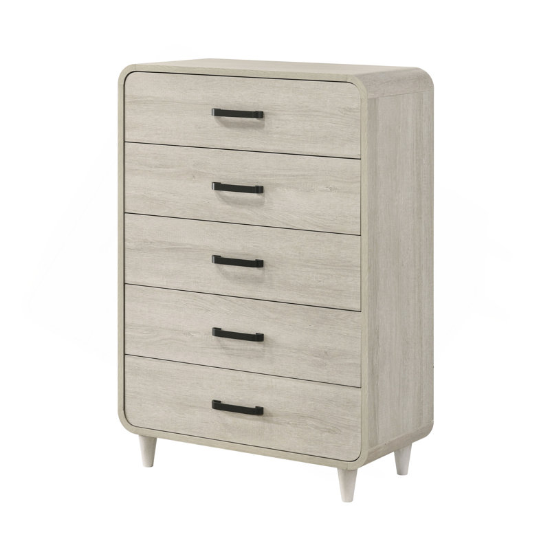 Meuble de rangement contemporain en bois avec 1 commode et 1 tiroir