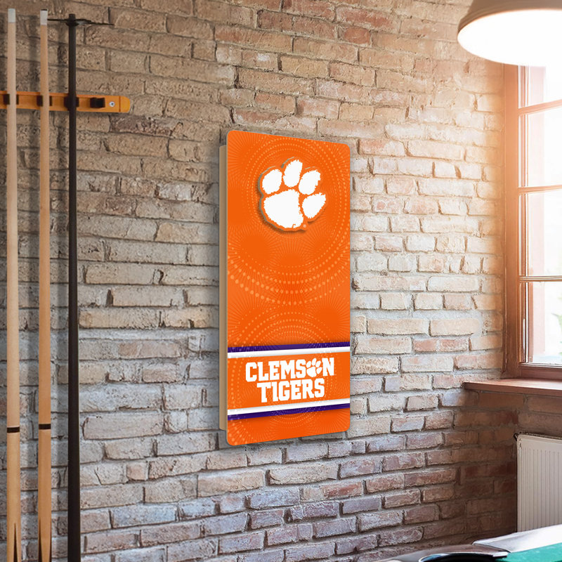 Mini-cornhole mural Clemson University