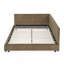 Structure de lit tapissier capitonné, cadre de canapé-lit avec dossier et accoudoirs confortables, lit pour chambre à coucher, salon, velours,-606226397-606226394